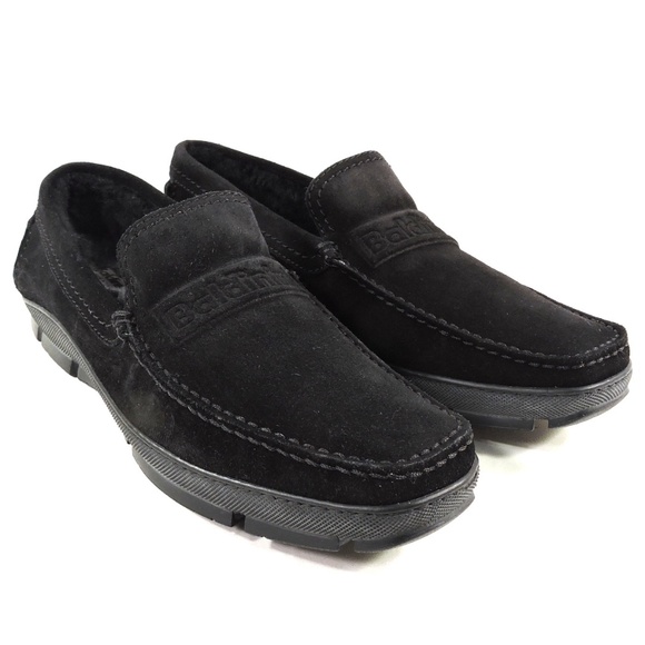 Baldinini??Men\'s Black Suede Winter Loafers 41.5 main image 10